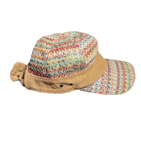 Grace Hats Buzz Hat Bow Linen Weave Made in Japan Multi Color Baseball Style - Picture 6 of 13